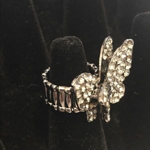 JW032 -Butterfly stretchy ring
